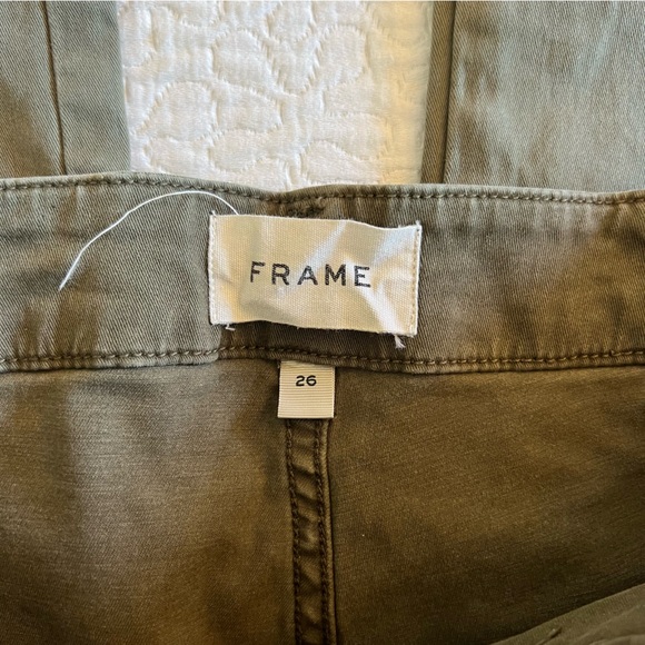 FRAME Utility green cargo pants - Picture 3 of 8